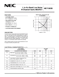 Datasheet NE71383B manufacturer NEC